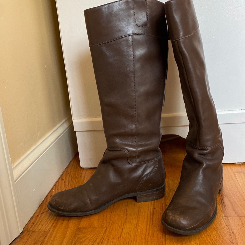 Nine West Chocolate Brown Boots 8.5 8 1/2